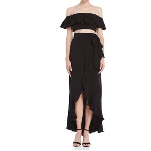 NWT Jay Godfrey Loras 2 piece crop top & skirt set